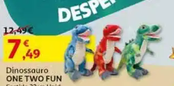 Auchan Dinossauro one two fun sortido 32cm promoção
