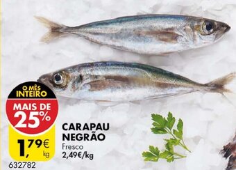 Pingo Doce Carapau Negrão promoção