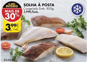 Pingo Doce Solha à Posta 800g promoção