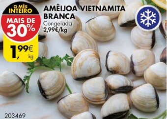 Pingo Doce Amêijoa Vietnamita Branca promoção