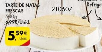 Pingo Doce Tarte de Natas Frescas 500g promoção