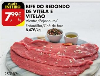 Pingo Doce Bife do Redondo de Vitela e Vitelão promoção