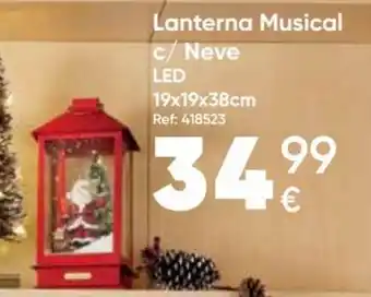 Hôma Lanterna Musical c/ Neve promoção