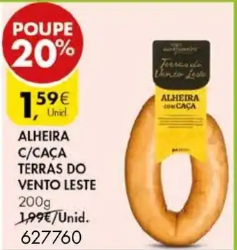 Pingo Doce Alheira C/ Caça Terras do Venho Leste 200g promoção