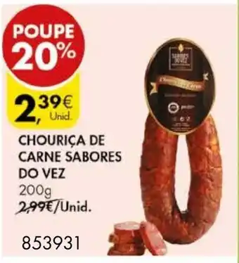 Chouriça de Carne Sabores do Vez 200g