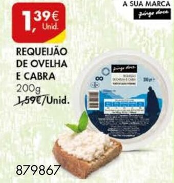 Pingo Doce Requeijão de Ovelha e Cabra 200g promoção