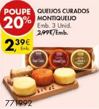 Pingo Doce Queijos Curados Montiqueijo 3 Unid promoção