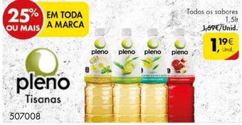 Pingo Doce Pleno Tisanas 1,5lt promoção