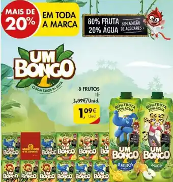 Pingo Doce 8 Frutos 1lt promoção