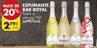 Pingo Doce Espumante Bar Royal 75cl promoção