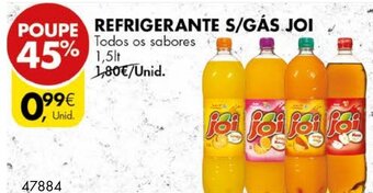 Pingo Doce Refrigerante S/Gás Joi 1,5lt promoção