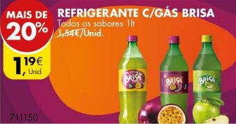 Pingo Doce Refrigerante C/Gás Brisa 1lt promoção