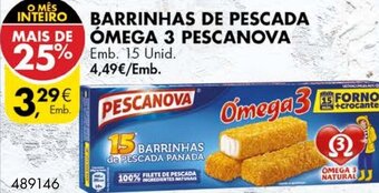 Barrinhas de Pescada Ómega 3 Pescanova