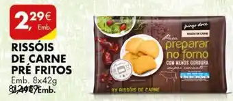 Pingo Doce Rissóis de Carne Pré Fritos 8x42g promoção