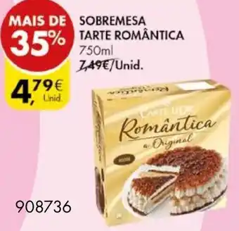 Sobremesa Tarte Romântica 750ml