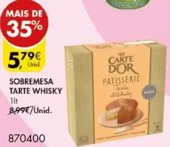 Pingo Doce Sobremesa tarte Whisky 1lt promoção