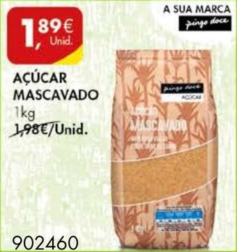 Pingo Doce Açúcar Mascavado 1kg promoção