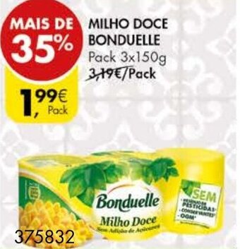 Milho Doce Bonduelle 3x150g