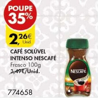 Pingo Doce Café Soluvél Intenso Nescafé 100g promoção