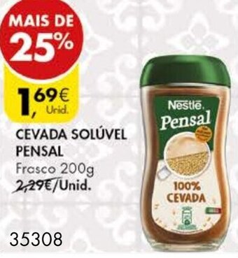 Pingo Doce Cevada Solúvel Pensal 200g promoção