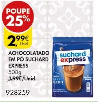 Pingo Doce Achocolatado em Pó Suchard Express 500g promoção