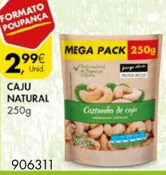 Pingo Doce Caju Natural 250g promoção