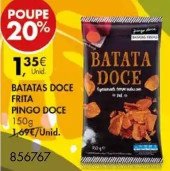 Pingo Doce Batatas Doce Frita Pingo Doce 150g promoção