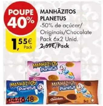 Pingo Doce Manhãzitos Planetus promoção
