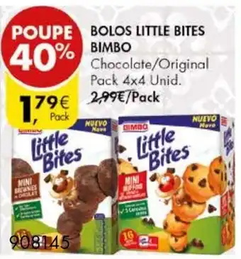 Pingo Doce Bolos Little Bites Bimbo promoção