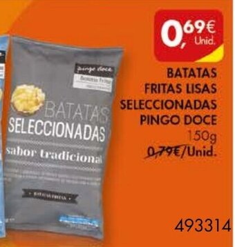 Pingo Doce Batatas Fritas Lisas Seleccionadas Pingo Doce 150g promoção