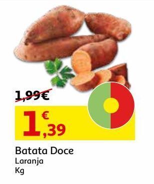 Auchan Batata doce laranja kg promoção