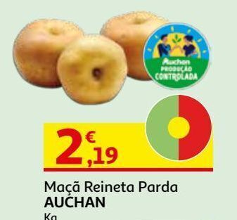 Auchan Maçã reineta parda auchan alcobaça igp p.controlada kg promoção