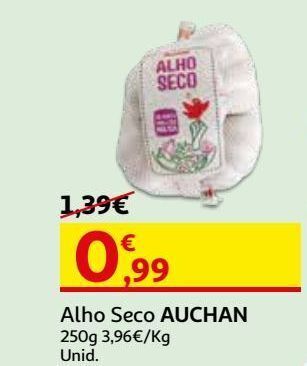 Alho seco auchan 250 g