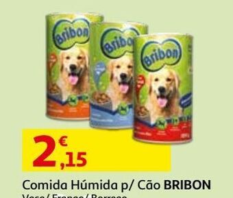 Auchan Comida húmida cão bribon promoção