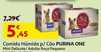 Auchan Comida humida cão purina one promoção
