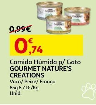 Auchan Comida húmida gato gourmet promoção