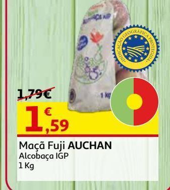 Auchan Maçã fuji auchan alcobaça igp 1 kg promoção