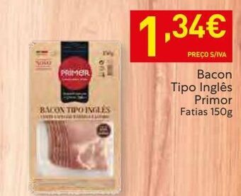 Recheio Bacon primor promoção