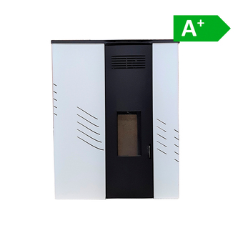 Bricomarché Salamandra a pellets “slim minus” 10kw branco promoção