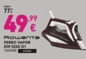 Radio Popular Rowenta Ferro Vapor promoção
