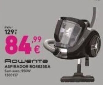Radio Popular Rowenta Aspirador promoção