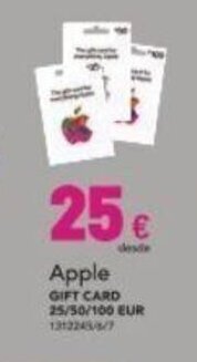 Radio Popular Apple Gift Card promoção