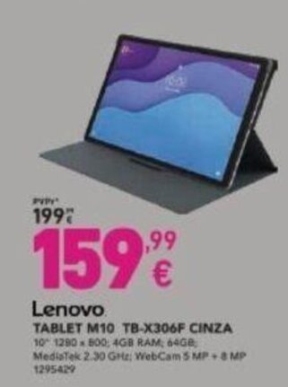 Radio Popular Lenovo Tablet M10 promoção