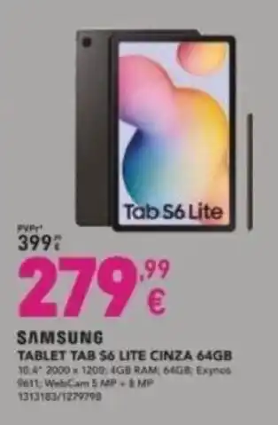 Radio Popular Samsung Tablete Tab S6 Lite promoção