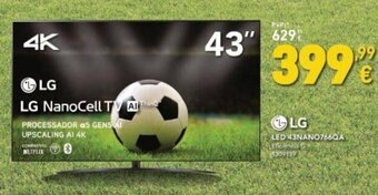 Radio Popular LG led 43" promoção