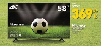 Radio Popular Hisense Led 58" promoção