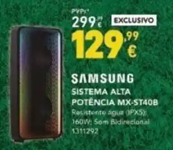 Radio Popular Samsung Sistema Alta Potencia promoção