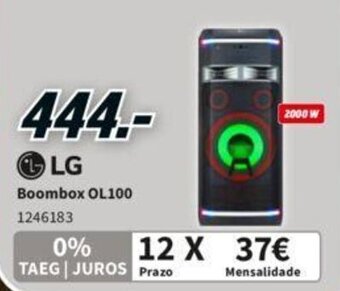 MediaMarkt LG Boombox OL100 promoção