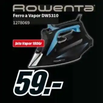 MediaMarkt Rowenta Ferro a Vapor promoção
