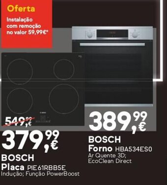 Worten Bosch Placa promoção
